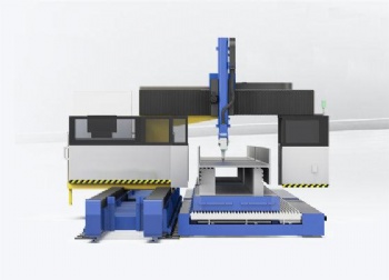 H-shaped steel three-dimensional five-axis cutting