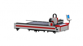 Single table laser cutting machine